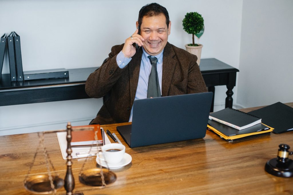 image of a man at work for blog post by Metis HR on sensitively managing disability in the workplace